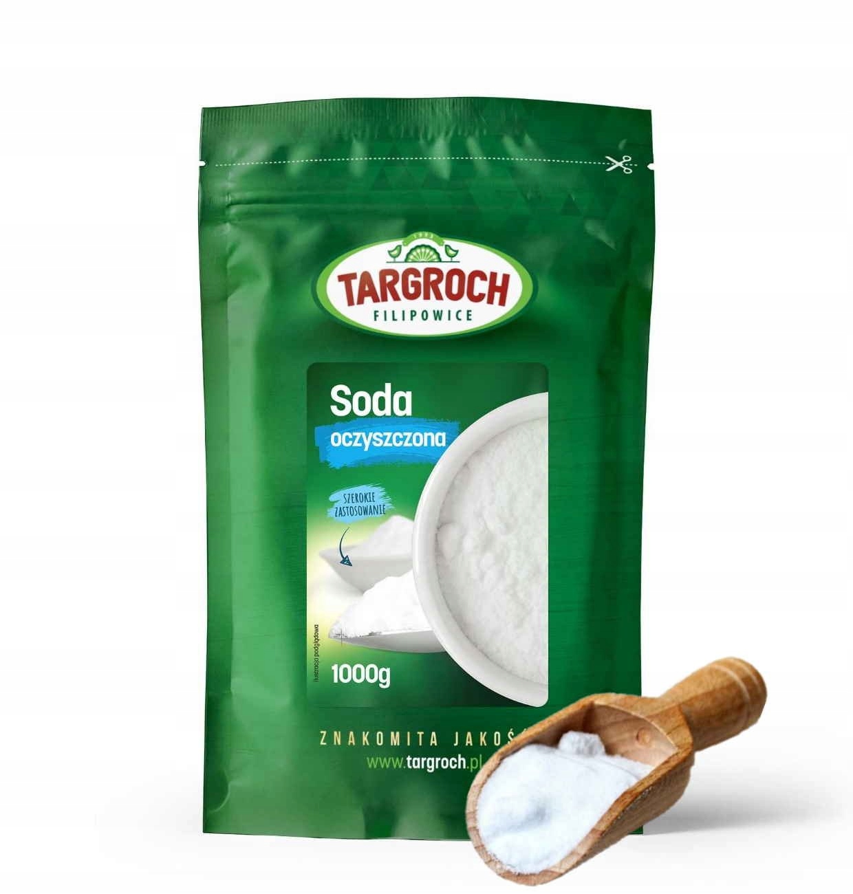 Targroch Soda oczyszczona wodorowęglan sodu 1kg - obrazek 2