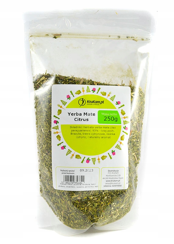 KRUKAM Yerba mate Citrus 250g