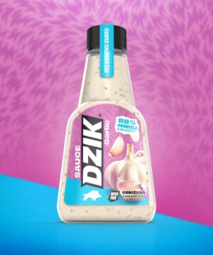 Sos czosnkowy WK Dzik 430 ml bez cukru