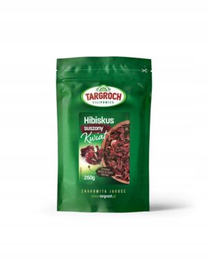 Herbata ziołowa Targroch Hibiskus liściasta 250 g wegańska