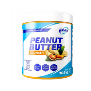 Pasta orzechowa 6PAK Nutrition PEANUT BUTTERCRUNCHY 908 g