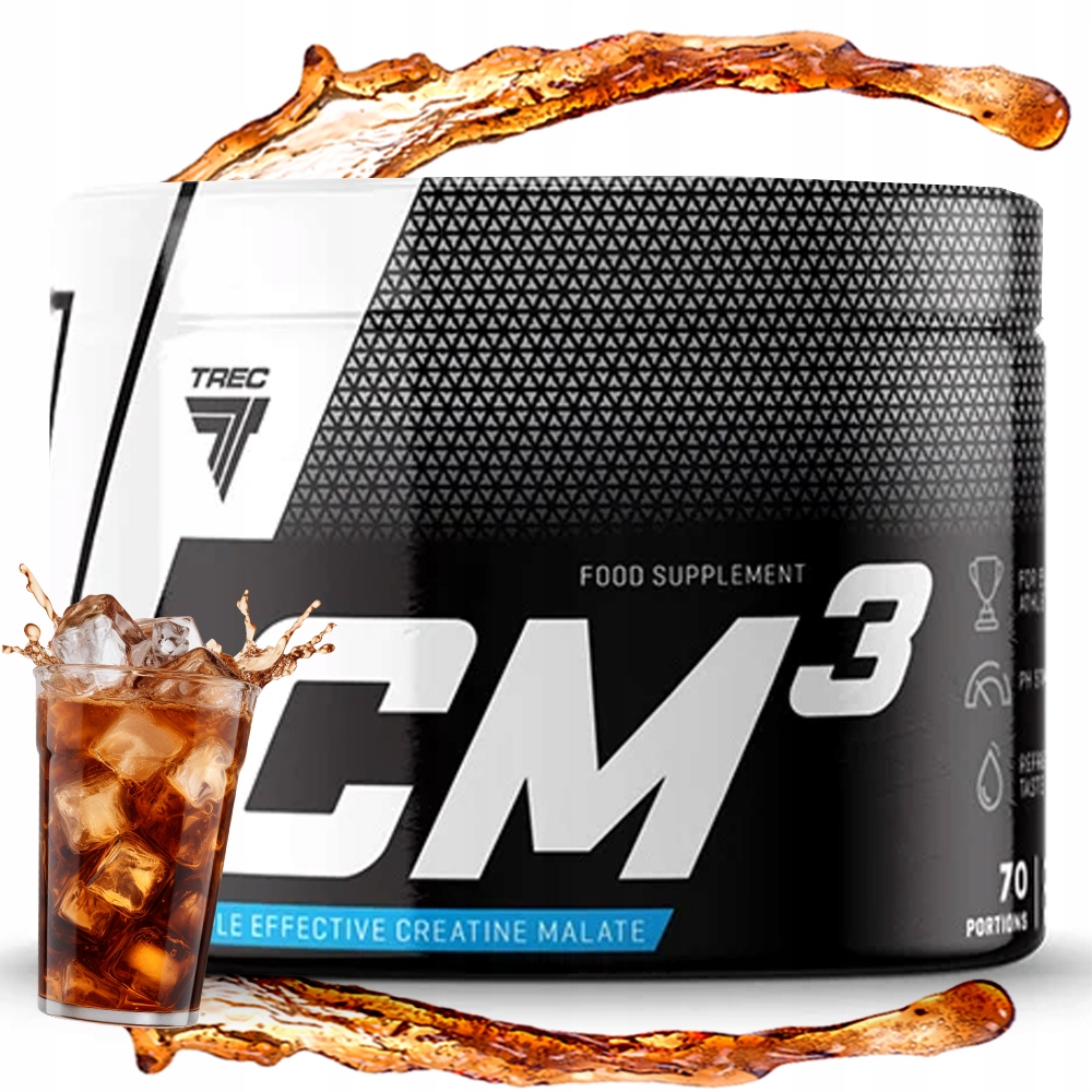 Trec CM3 Powder kreatyna jabłczan 250g cola - obrazek 8