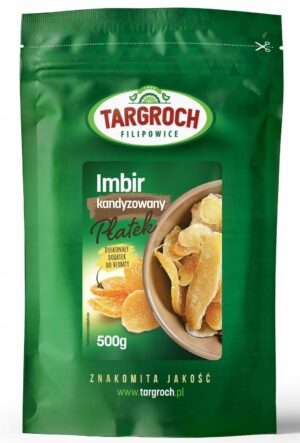 Targroch imbir kandyzowany płatek chips 500 g