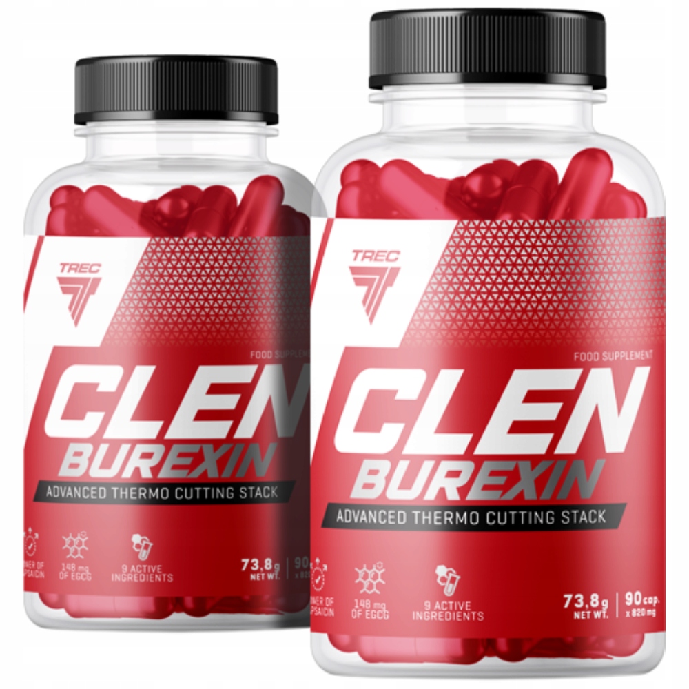 Wielozadaniowe kapsułki Trec Nutrition Clen Burexin smak naturalny - obrazek 9