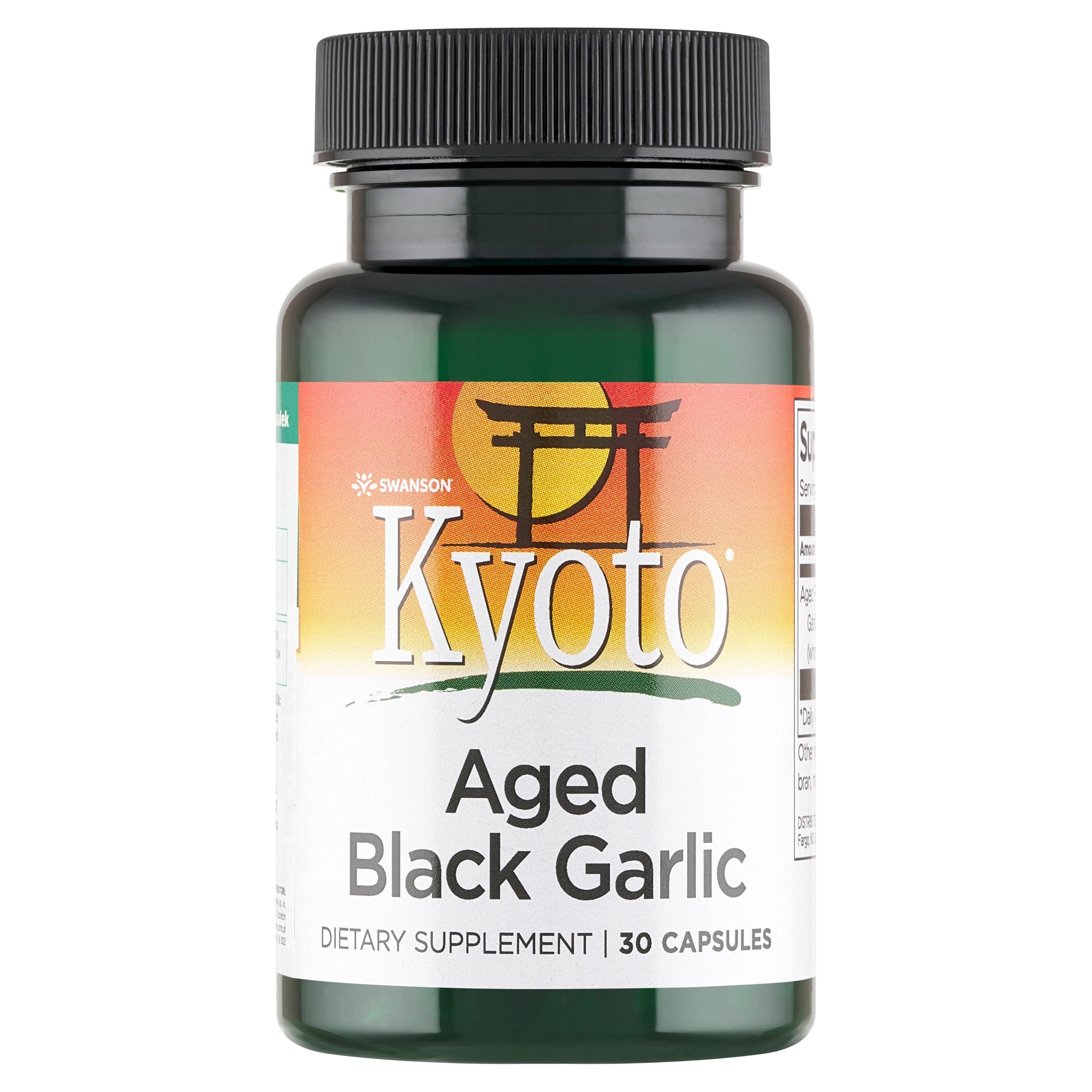 SWANSON Aged Black Garlic 30 kaps. - obrazek 2