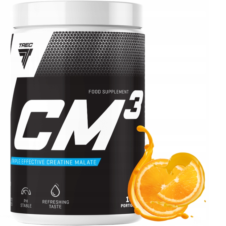 Kreatyna Trec CM3 powder 500g Pomarańcza - obrazek 2
