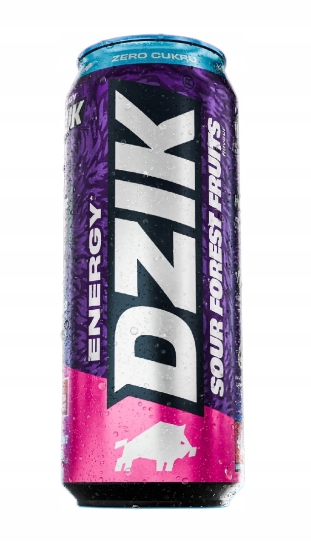 Energetyk Dzik napój energetyczny Sour Forest Fruits zero cukru 500ml