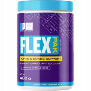 KOLAGEN 10000 MG 10 Składników Mocne Stawy Kości FLEX PAK 400G TRUSKAWKA