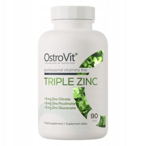 Suplement diety OstroVit kapsułki Triple Zinc 90 szt. cynk