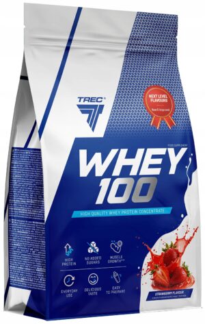 Odżywka białkowa Trec Whey 100 700g białko WPC truskawka