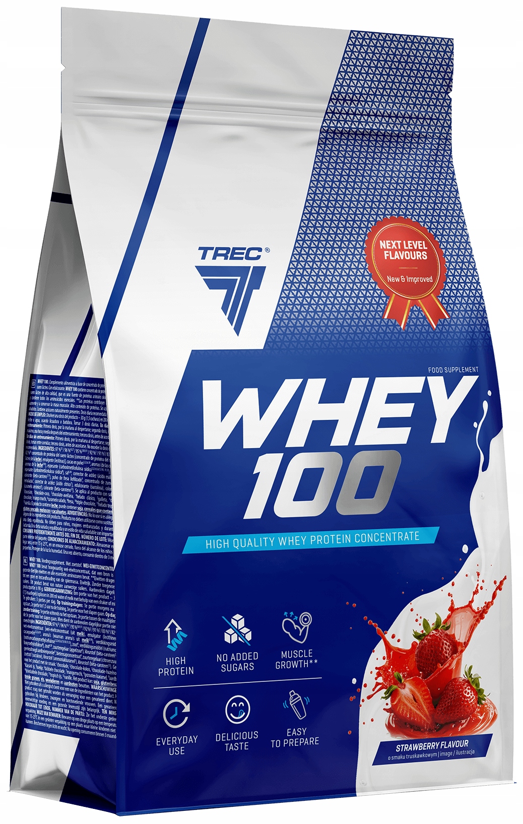 Odżywka białkowa Trec Whey 100 700g białko WPC truskawka