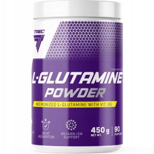 Glutamina Trec Nutrition proszek bezsmakowy 450 g bez aspartamu