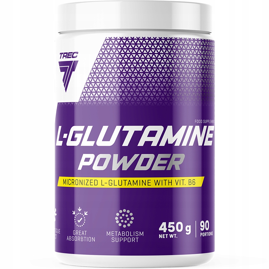Glutamina Trec Nutrition proszek bezsmakowy 450 g bez aspartamu