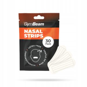 PASKI NA NOS 30 SZTUK LEPSZY SEN SWOBODNE ODDYCHANIE SPORT GymBeam