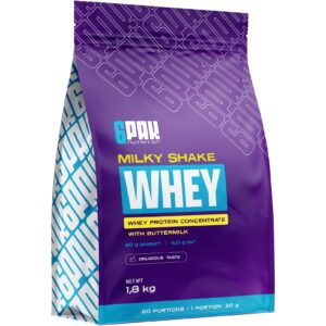 BIAŁKO Serwatkowe WPC 80 Odżywka białkowa Milky Shake Whey Protein 1,8kg