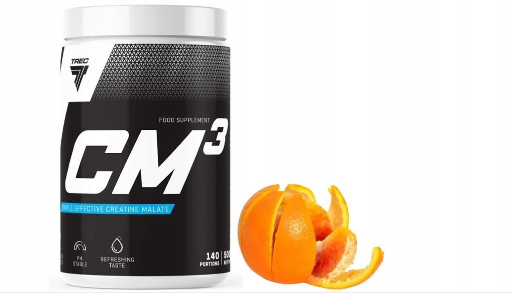 Kreatyna Trec CM3 powder 500g Pomarańcza - obrazek 6