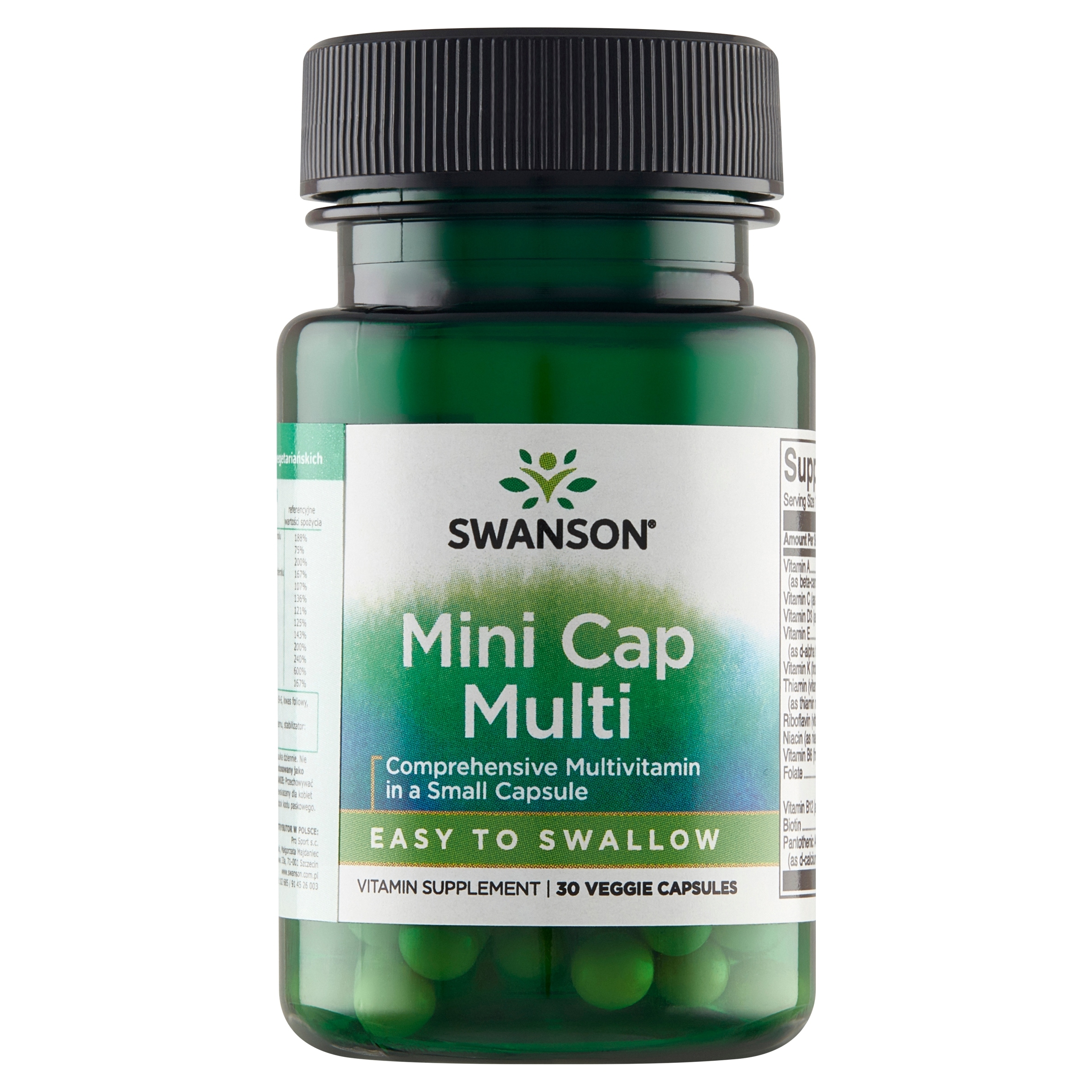 Swanson Multiwitamina Daily witaminy i minerały dla odporności 30 kapsułek - obrazek 4