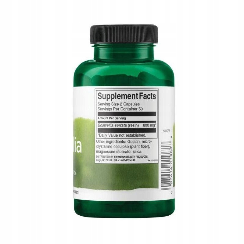 BOSWELIA Swanson Health Products kapsułki 100 ml 100 szt. - obrazek 5