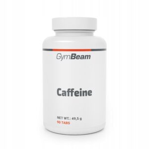 Odżywka przedtreningowa GymBeam kofeina naturalny tabletki 50 g