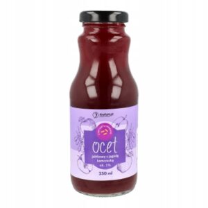 KruKam Żywy Ocet jabłkowy z jagodą kamczacką 250ml Niefiltrowany
