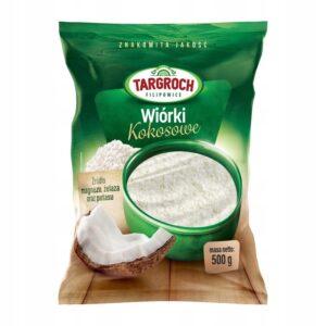 Wiórki kokosowe naturalne 500 g Targroch