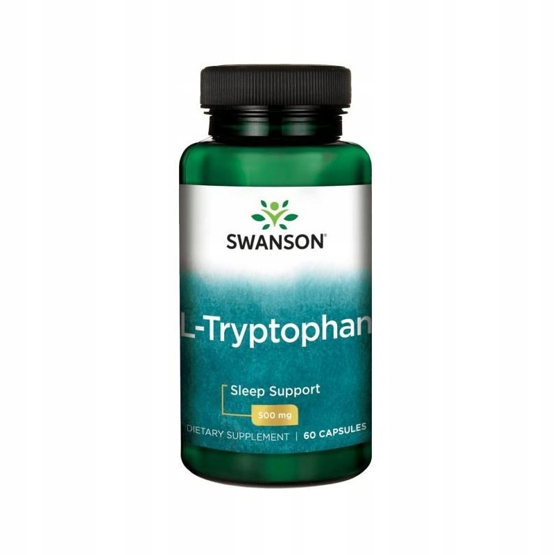 Suplement diety Swanson L-Tryptofan 500 mg 60 kapsułek - obrazek 11