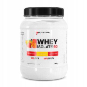 Odżywka białkowa 7Nutrition izolat WPI 500 g smak bananowo-truskawkowy