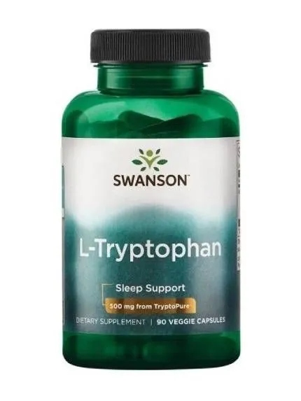 Suplement diety Swanson L-Tryptofan 500 mg 60 kapsułek - obrazek 6
