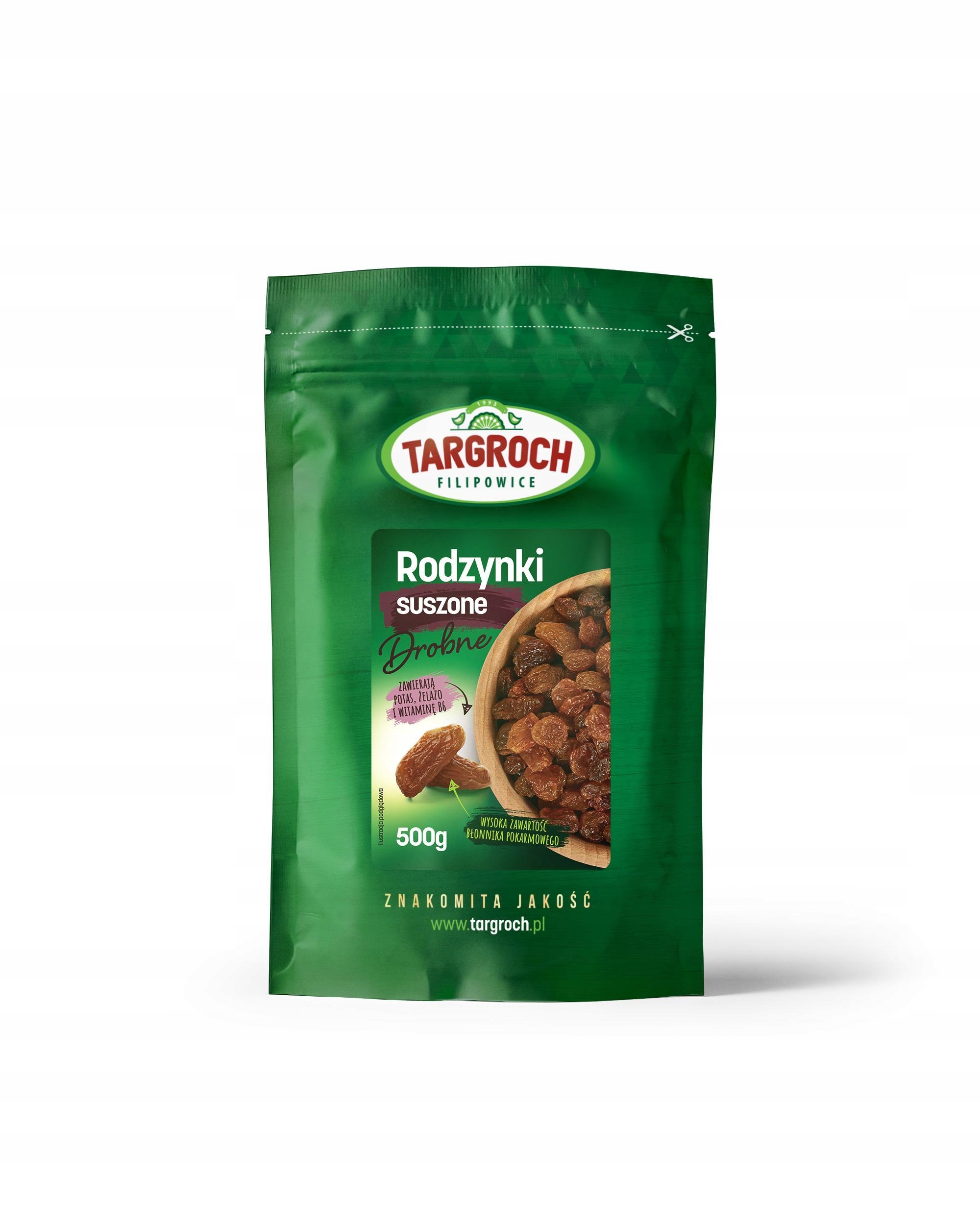 Rodzynki niesiarkowane Targroch 500 g
