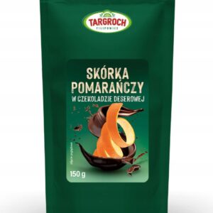 Pomarańcza skórka oblanaw czekoladzie deserowej 150 g Targroch