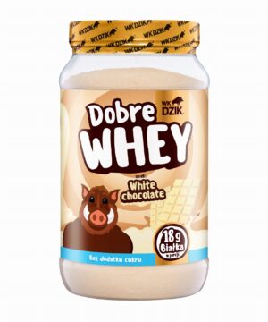 Odżywka białkowa białko dobre whey WK dzik 700g smak biała czekolada