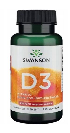 Suplement diety Swanson Health Products kapsułki 250 szt. D3
