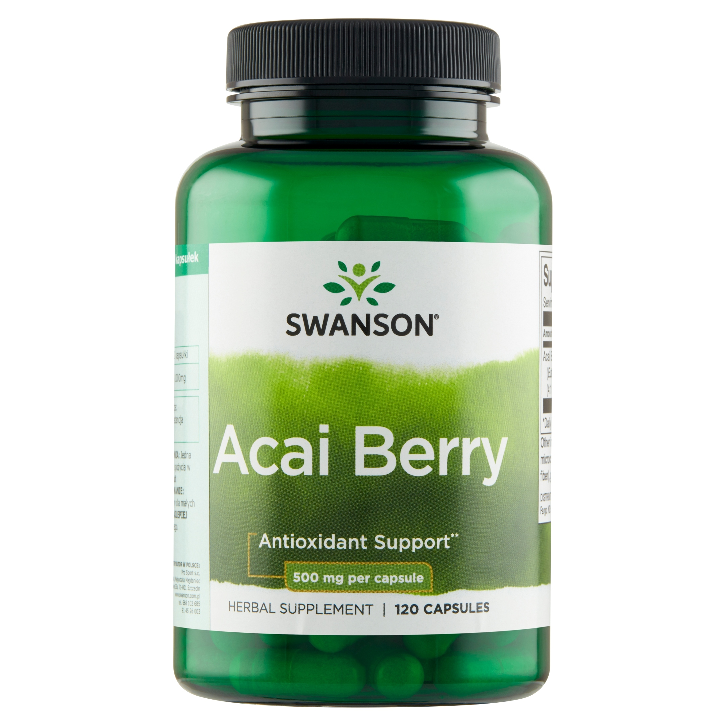 Suplement diety Swanson Health Products kapsułki Acai Berry 120 szt. - obrazek 2