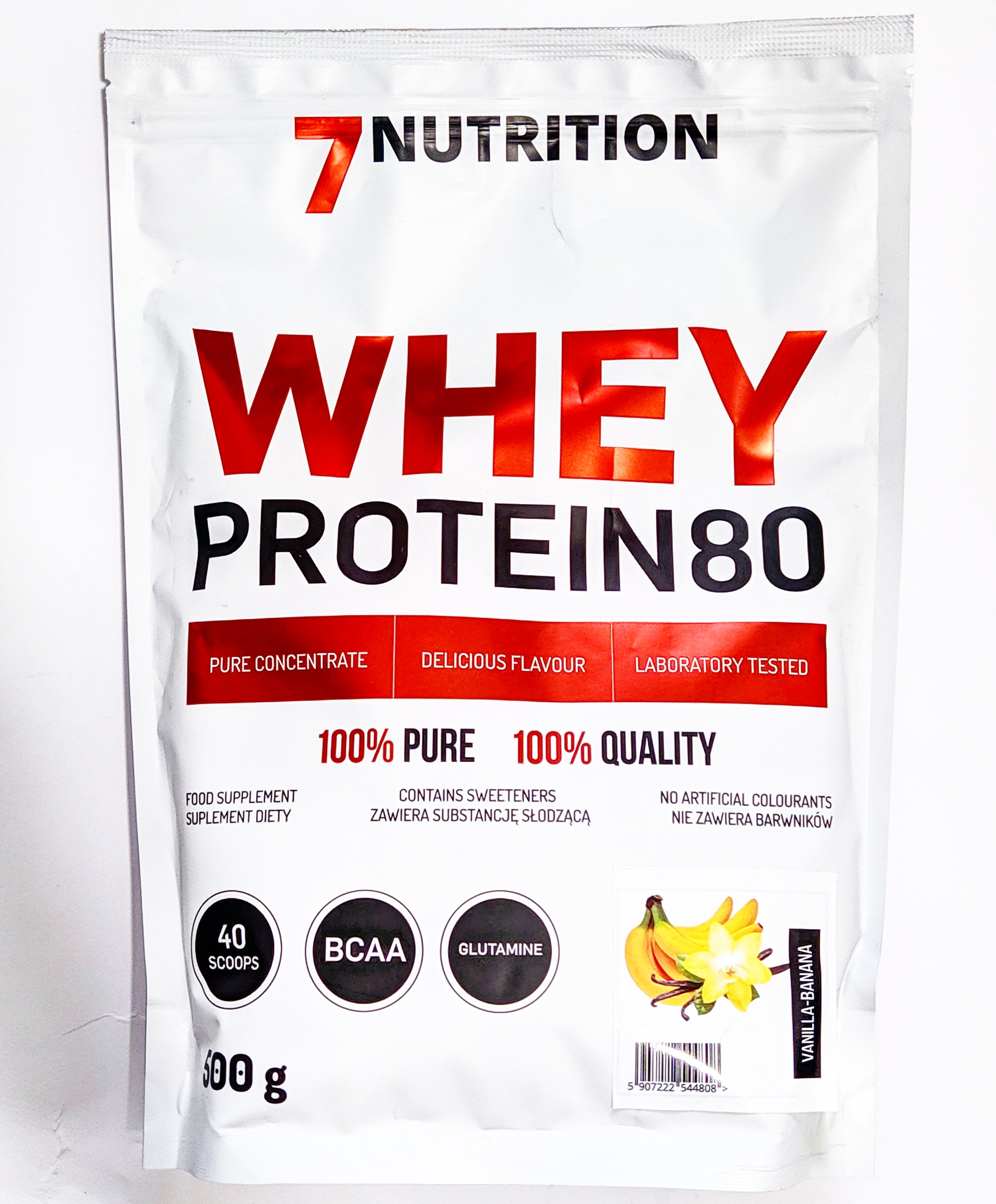 Odżywka białkowa 7Nutrition koncentrat WPC wanilliowo-bananowy 500 g - obrazek 2