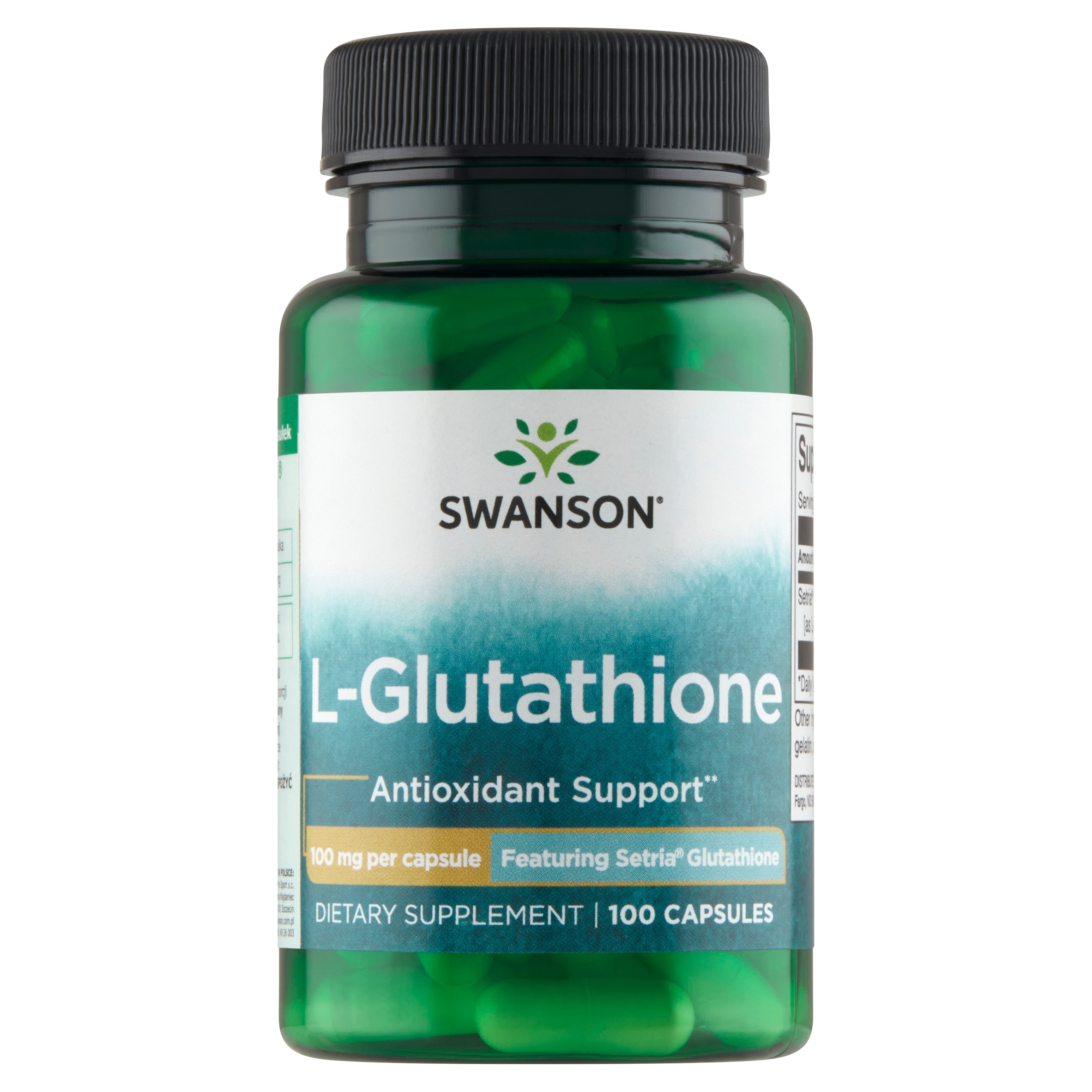 Suplement diety Swanson L-Glutathione 100 mg kapsułki 100 szt. - obrazek 2