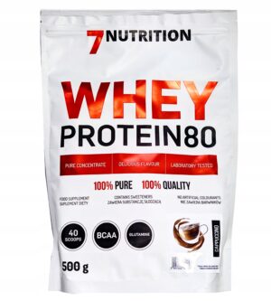 Odżywka białkowa koncentrat białka - WPC 7Nutrition 500 g smak Cappuccino