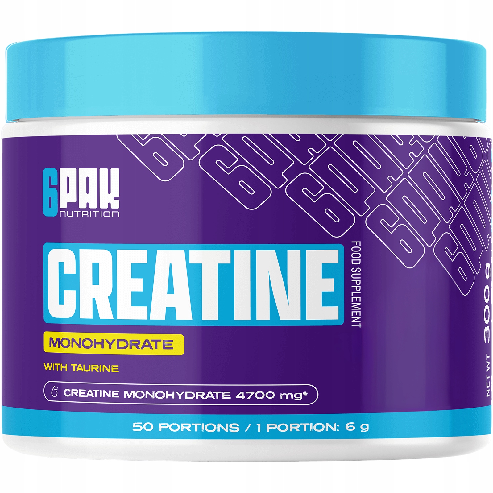 Kreatyna 6Pak Nutrition Monohydrate smak cytrynowy dla sportowców, 300 g