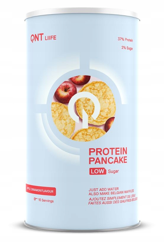 QNT Protein Pancake Naleśniki Białkowe Bez Cukru 500g Jabłko-Cynamon