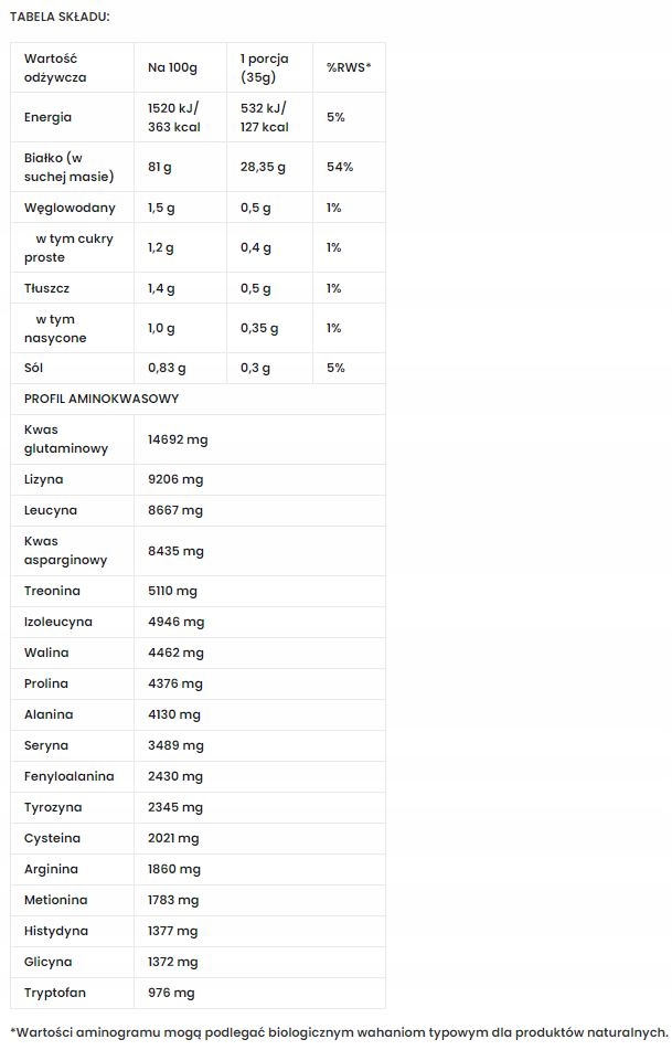 Izolat białka serwatkowego 7Nutrition ciasteczkowy 500 g - obrazek 2