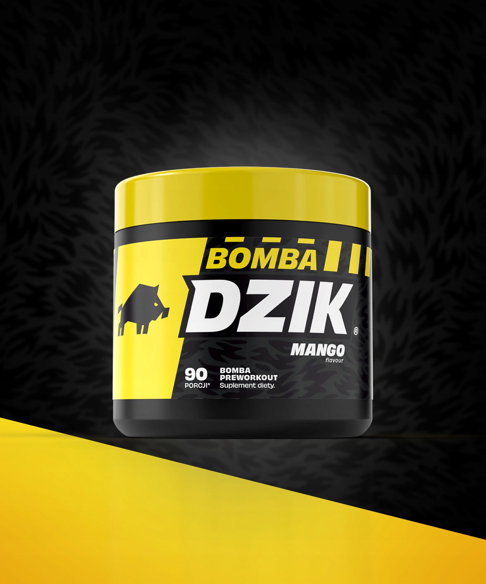 Odżywka przedtreningowa WK Dzik produkt wieloskładnikowy proszek 300g mango