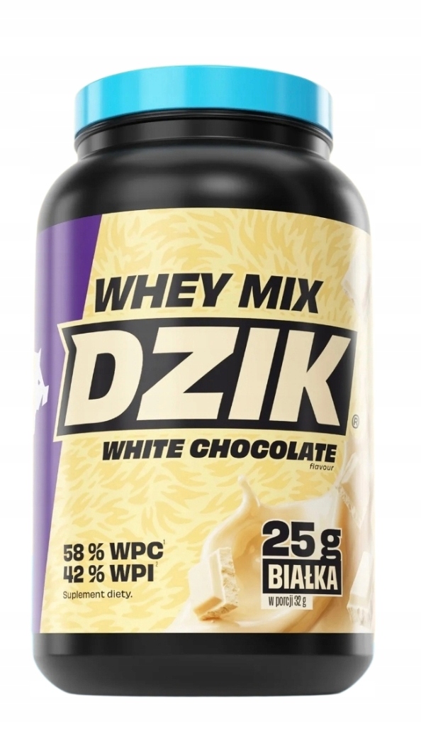 Odżywka białkowa WPC&WPI WHEY MIX DZIK 704g smak BIAŁA CZEKOLADA