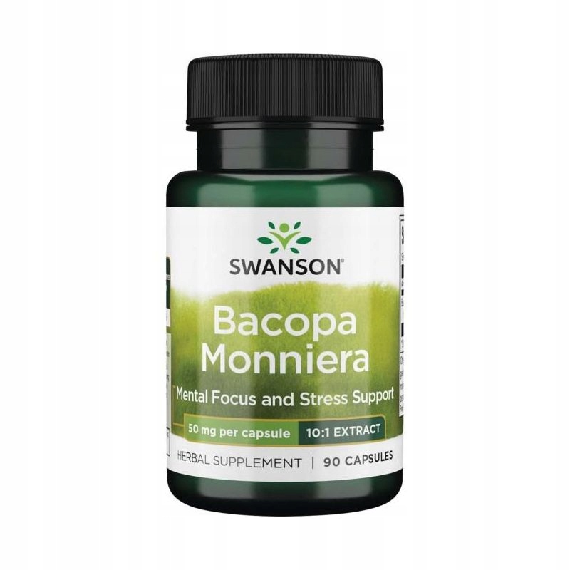 Bacopa Monniera 50 mg Swanson 90 kapsułek