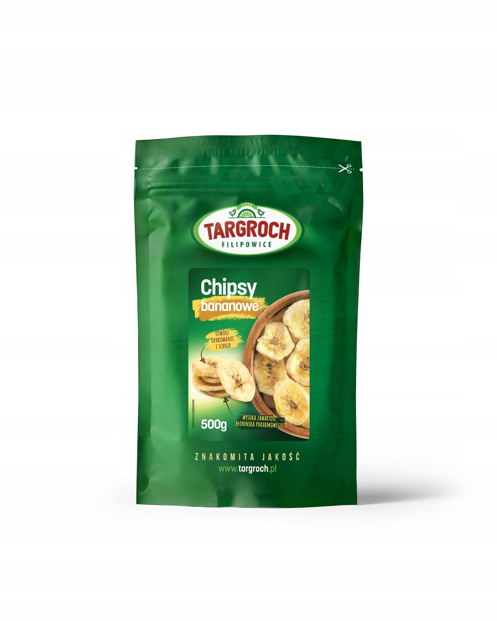 Targroch Chipsy bananowe 500g