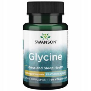 Suplement diety Swanson Glycine 60 kapsułek