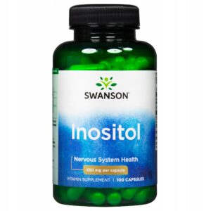 Suplement diety Swanson Health Products Inozytol 650 mg kapsułki 100 szt.