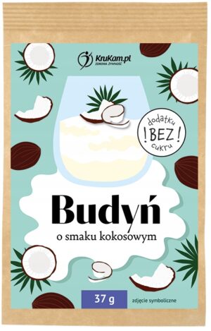 Budyń kokosowy z białą czekoladą KruKam 37 g