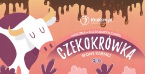 Pasta słony karmel KruKam Mleczna Czekokrówka KRUKAM Słony Karmel 300 g