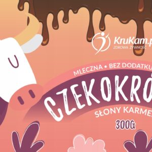 Pasta słony karmel KruKam Mleczna Czekokrówka KRUKAM Słony Karmel 300 g