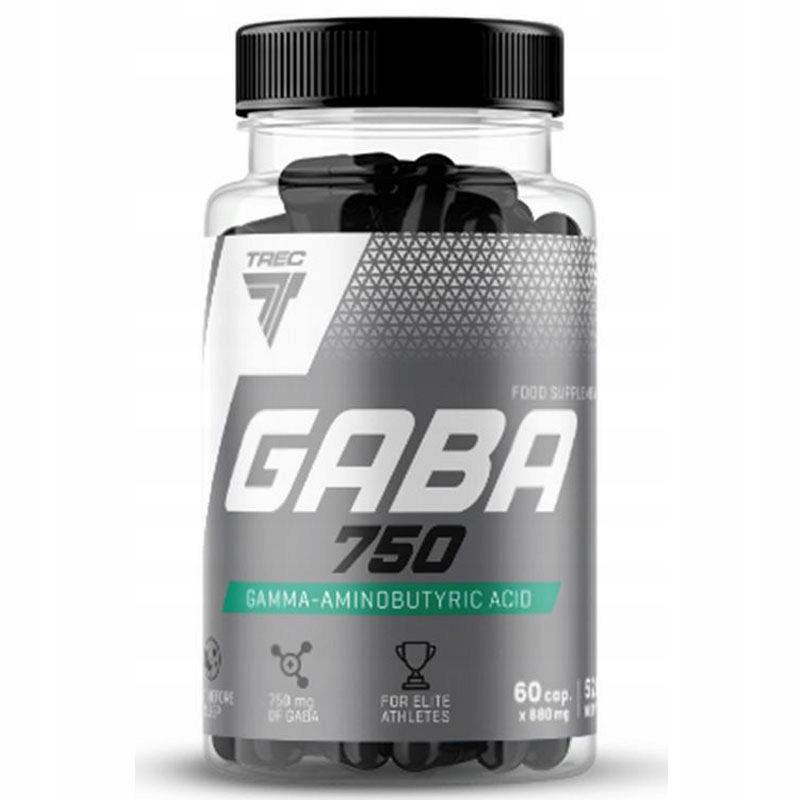 Suplement diety Trec Nutrition GABA 750 kapsułki 60 szt. bez cukru