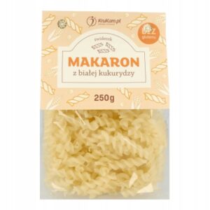 KruKam Makaron z białej kukurydzy (bezglutenowy) świderki 250g